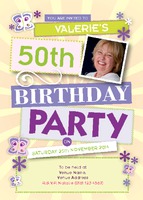 Birthday Party A7 Invitations by Templatecloud 