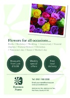 Garden Maintenance A6 Flyers by Templatecloud