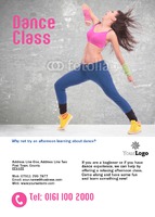 Dance A6 Flyers by Templatecloud 