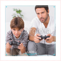  30x30" with premium frame Wall art by Templatecloud 