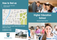 Education and Training A4 Folded Leaflets by Templatecloud 