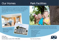 Camping A4 Folded Leaflets by Templatecloud