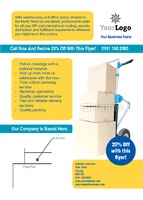 Logistics A6 Flyers by Templatecloud