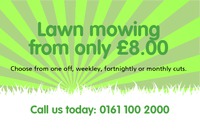 Lawn Mowing Business Card  by Templatecloud
