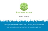 Lawn Mowing Business Card  by Templatecloud 