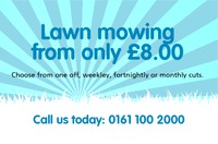 Lawn Mowing Business Card  by Templatecloud