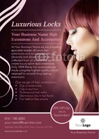 Salon A4 Flyers by Templatecloud 