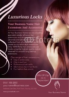 Salon A4 Flyers by Templatecloud 