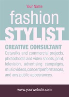 Beauty Salon A6 Flyers by Templatecloud