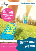 Gym A4 Flyers by Templatecloud 