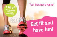 Gym Business Card  by Templatecloud 