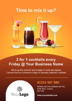 Bar A6 Flyers by Templatecloud 