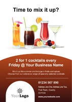 Bar A5 Flyers by Templatecloud 