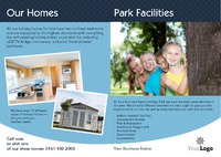 Camping A4 Folded Leaflets by Templatecloud