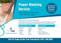 Cleaning A6 Flyers by Templatecloud 