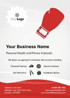 Fitness A6 Flyers by Templatecloud 