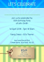 Birthday Party A6 Flyers by Templatecloud