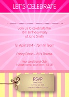 Birthday Party A6 Flyers by Templatecloud