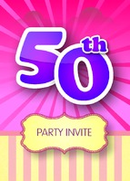 Birthday Party A6 Flyers by Templatecloud 