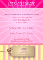 Birthday Party A6 Flyers by Templatecloud