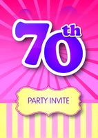 Birthday Party A5 Flyers by Templatecloud 