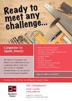 Carpenters A2 Posters by Templatecloud 