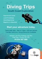 Boat Trip A6 Flyers by Templatecloud 