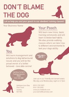 Dog Care A4 Flyers by Templatecloud 