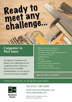Carpenters A2 Posters by Templatecloud 