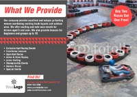 Go Karting A5 Flyers by Templatecloud