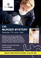 Entertainer A6 Flyers by Templatecloud 