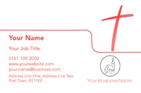 Church Business Card  by Templatecloud 