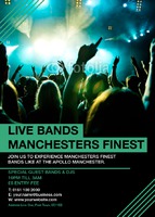 Music A6 Flyers by Templatecloud 