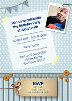 Birthday Party A6 Invitations by Templatecloud