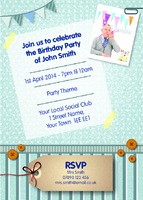 Birthday Party A6 Invitations by Templatecloud