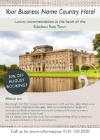 Hotel A6 Flyers by Templatecloud 