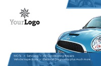 Garage Services Business Card  by Templatecloud 