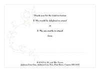 Marriage A6 Invitations by Templatecloud