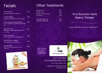 Massage A4 Folded Leaflets by Templatecloud 