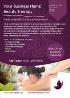 Massage A6 Flyers by Templatecloud 