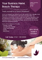 Massage A4 Flyers by Templatecloud 