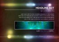 Music A6 Flyers by Templatecloud