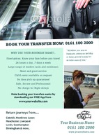 Taxi A5 Flyers by Templatecloud