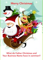  A5 Christmas Cards by Templatecloud 