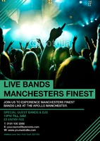 Music A4 Flyers by Templatecloud 