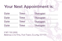 Beauty Salon Business Card  by Templatecloud