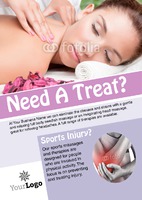 Beauty Salon A5 Leaflets by Templatecloud 