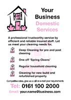 Cleaning A5 Flyers by Templatecloud