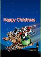  Edit & Go: Regular (Folds to A6) Christmas Cards by Templatecloud 