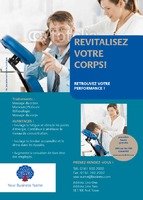Massage A6 Flyers by Templatecloud 